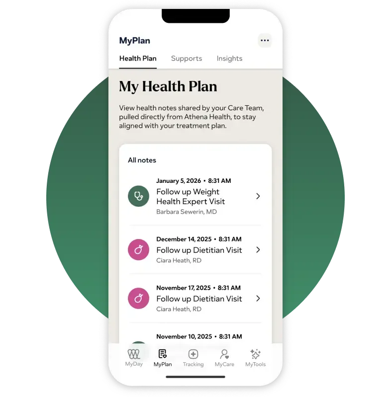 Wellos mobile app with video content.