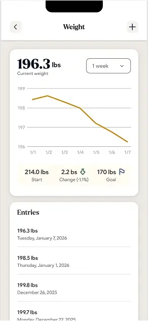 Wellos mobile app with video content.